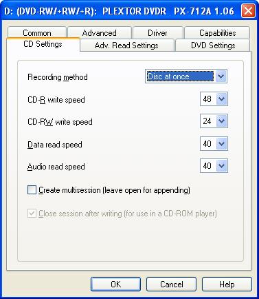 Create Multisession disc