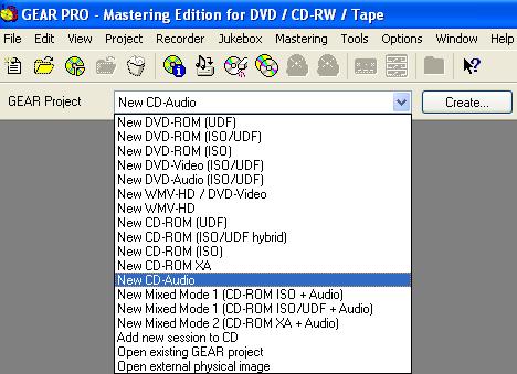 Create Audio CD